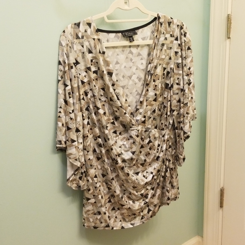 Beautiful Dressy Top - Dressbarn Collection 2x
